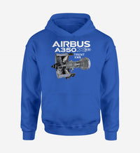 Thumbnail for Airbus A350 & Trent Wxb Engine Designed Hoodies