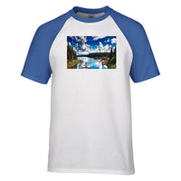 Thumbnail for Amazing Scenary & Sea Planes Designed Raglan T-Shirts