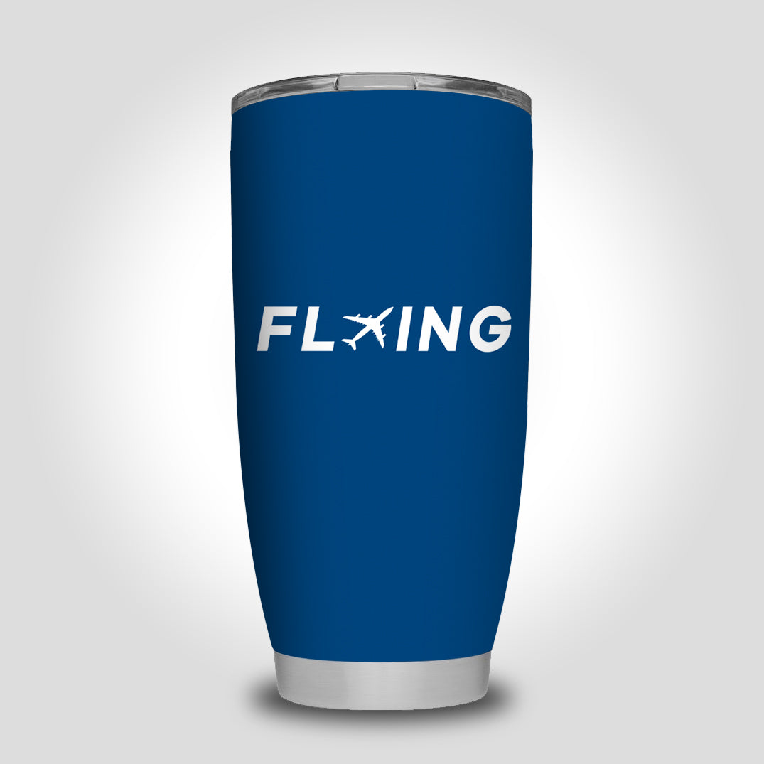Flying Designed Tumbler Travel Mugs