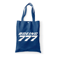 Thumbnail for Boeing 777 & Text Designed Tote Bags