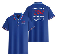 Thumbnail for The Sky is Calling and I Must Fly Designed Stylish Polo T-Shirts (Double-Side)