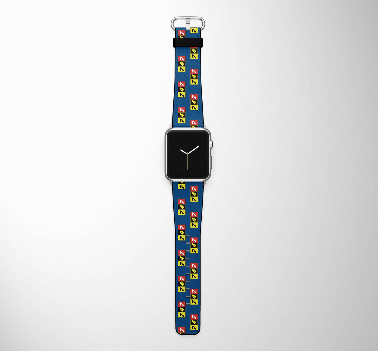Flat Colourful 747 Designed Leather Apple Watch Straps