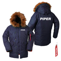 Thumbnail for Piper & Text Designed Parka Bomber Jackets