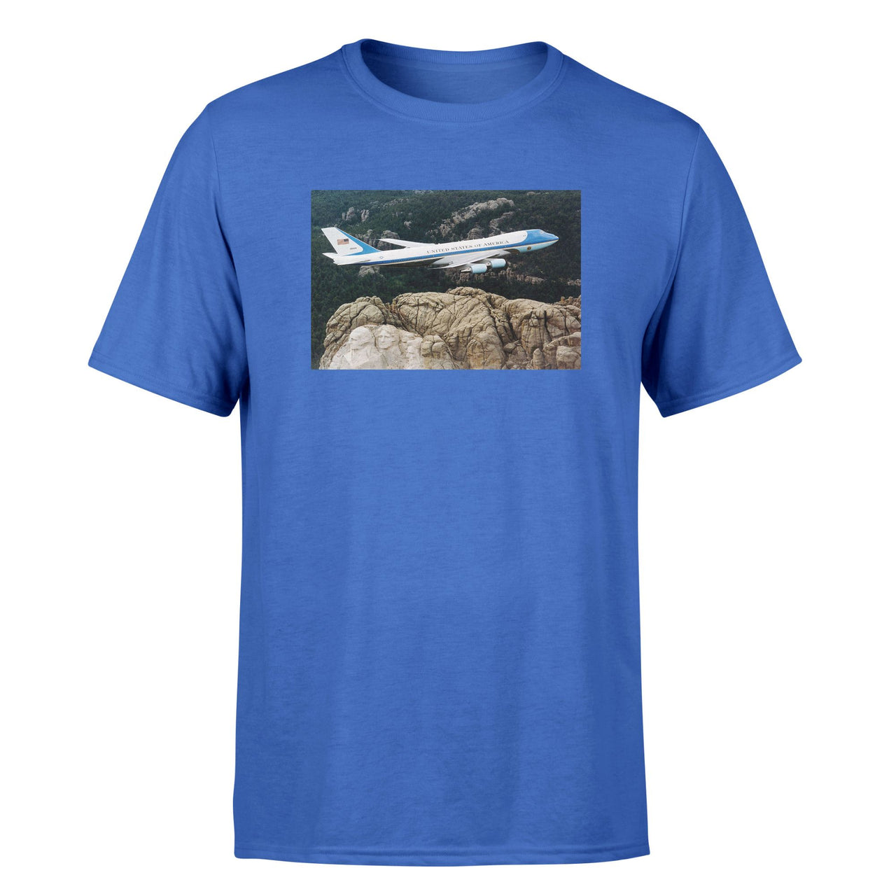Cruising United States Of America Boeing 747 Designed T-Shirts
