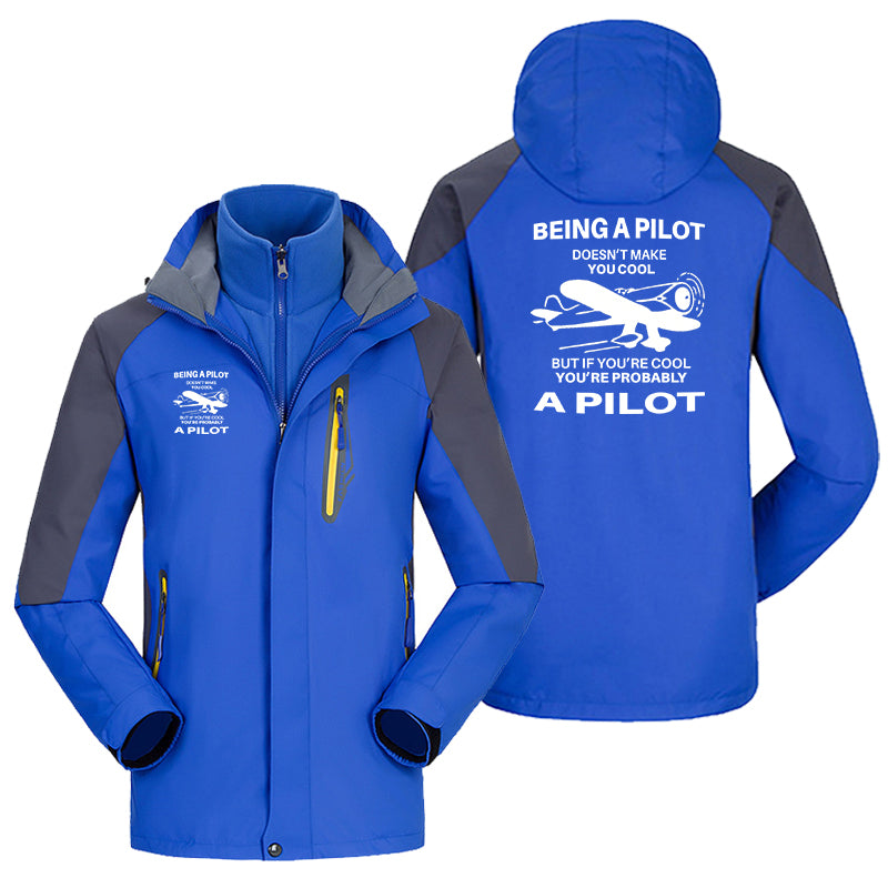 If You're Cool You're Probably a Pilot Designed Thick Skiing Jackets