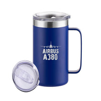 Thumbnail for Airbus A380 & Plane Designed Stainless Steel Beer Mugs