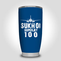 Thumbnail for Sukhoi Superjet 100 & Plane Designed Tumbler Travel Mugs