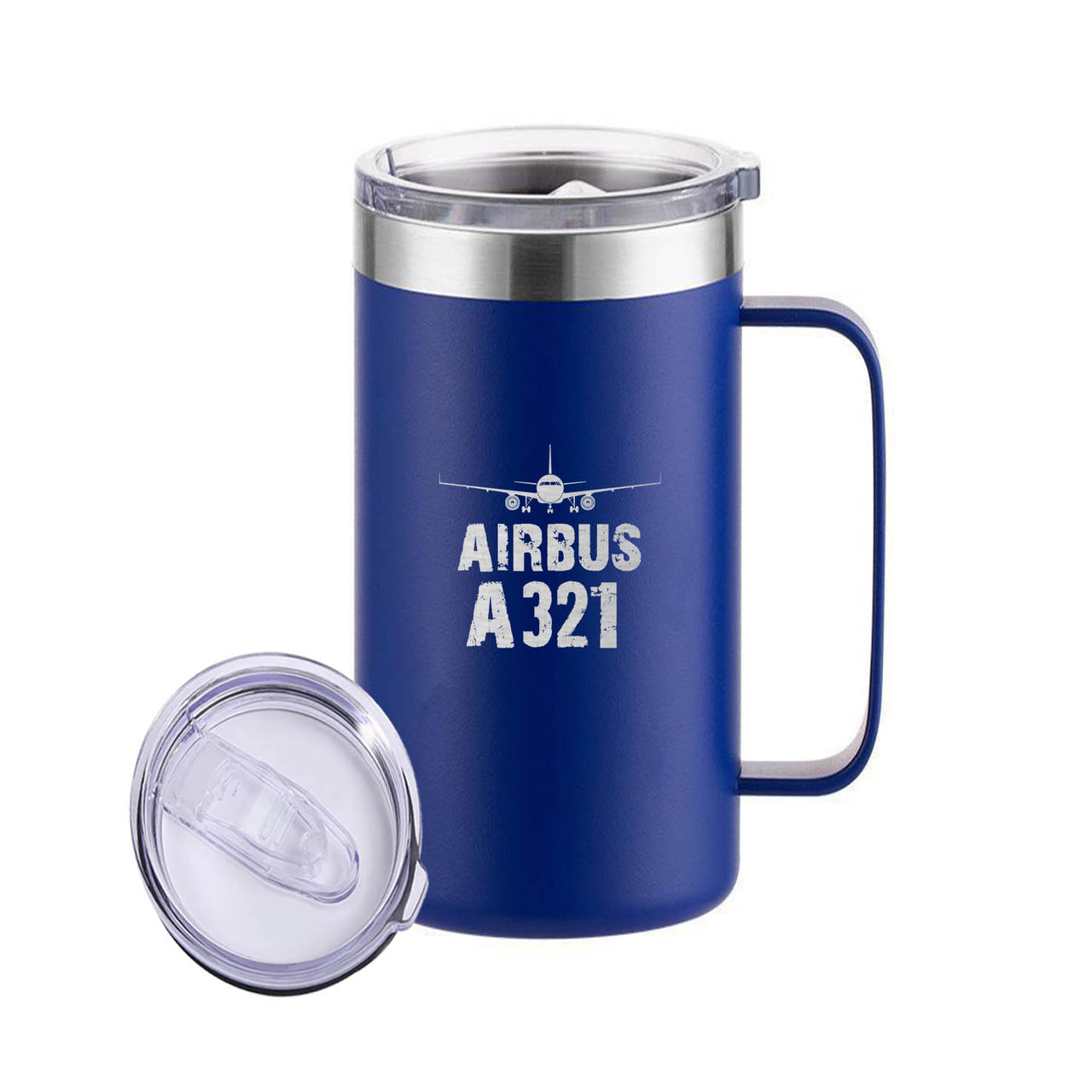 Airbus A321 & Plane Designed Stainless Steel Beer Mugs