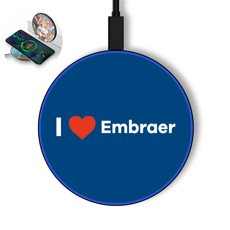 I Love Embraer Designed Wireless Chargers