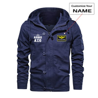 Thumbnail for Airbus A330 & Plane Designed Cotton Jackets