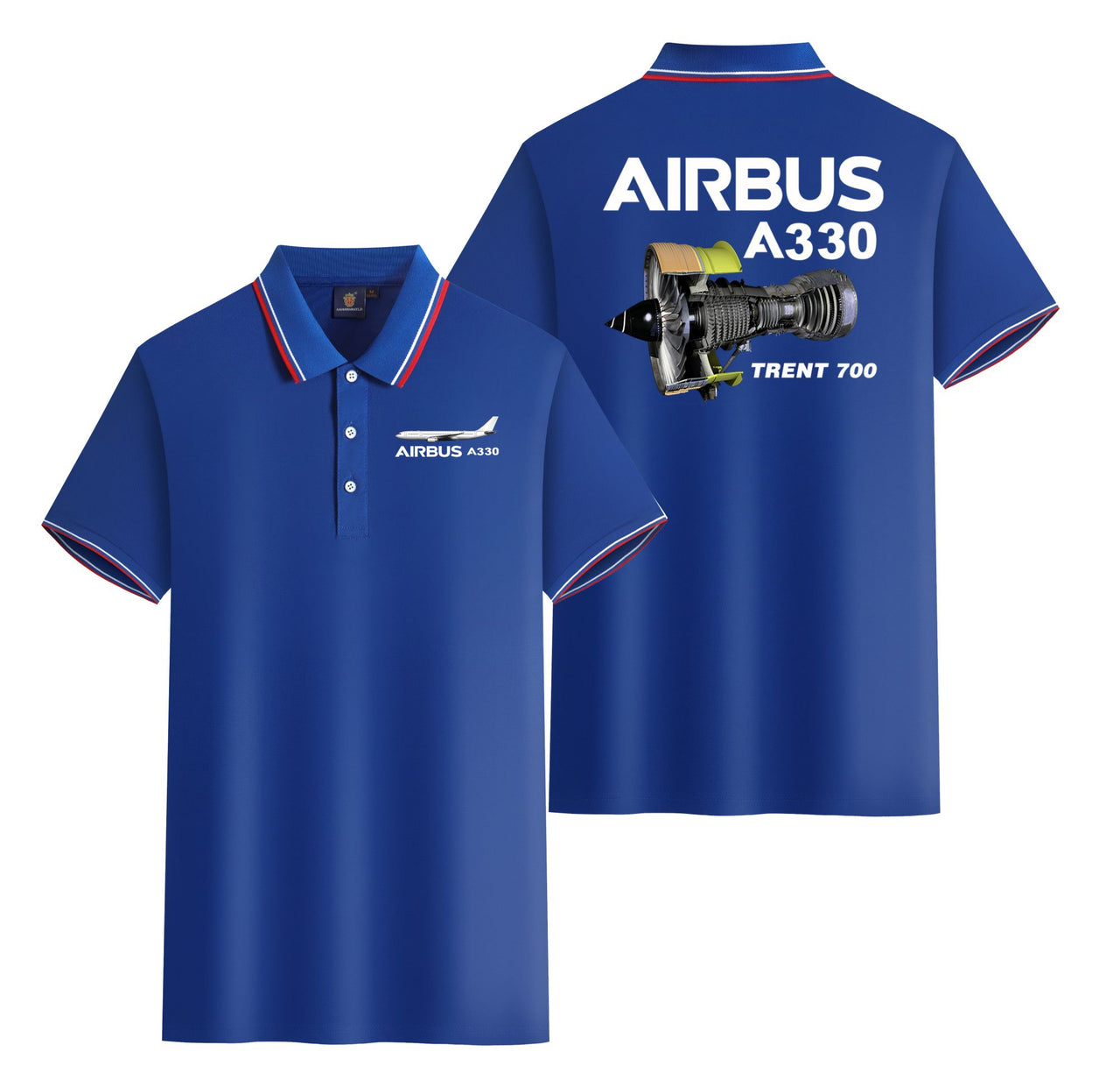Airbus A330 & Trent 700 Engine Designed Stylish Polo T-Shirts (Double-Side)