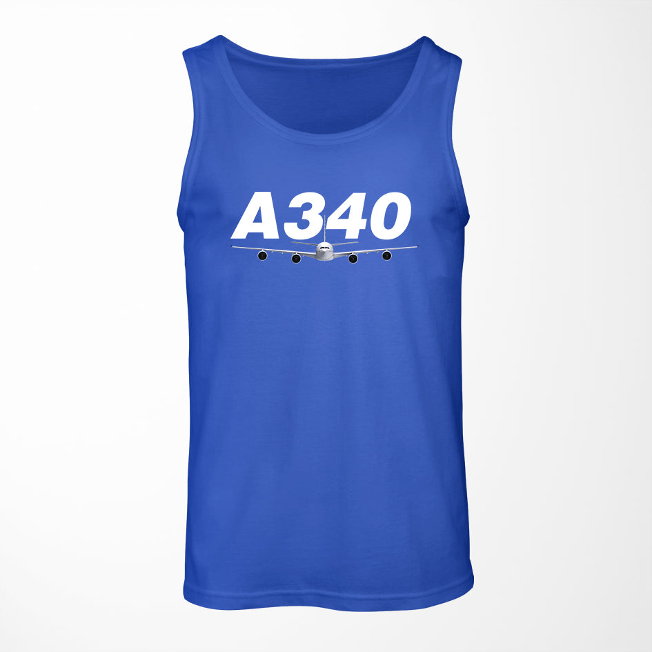 Super Airbus A340 Designed Tank Tops