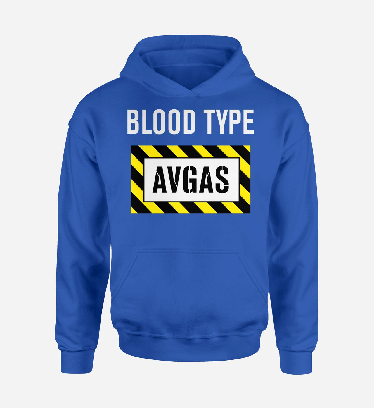 Blood Type AVGAS Designed Hoodies