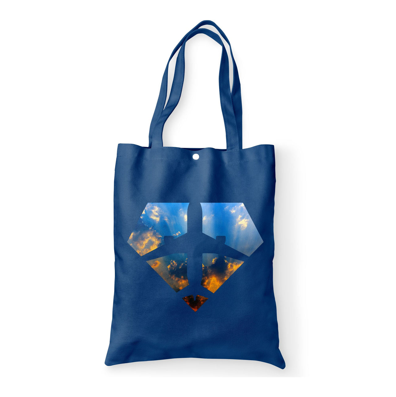 Supermen of The Skies (Sunrise) Designed Tote Bags