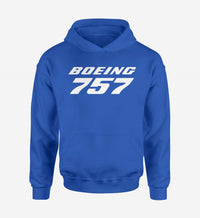 Thumbnail for Boeing 757 & Text Designed Hoodies