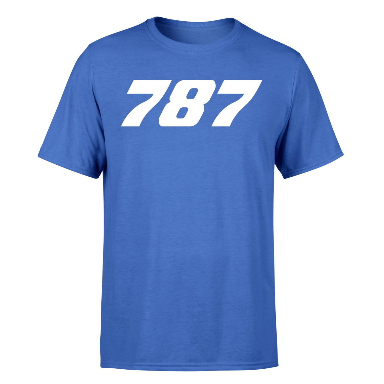787 Flat Text Designed T-Shirts