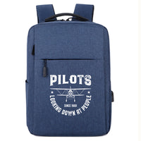 Thumbnail for Pilots Looking Down at People Since 1903 Designed Super Travel Bags