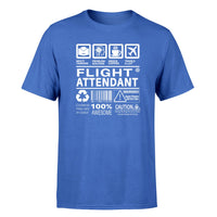 Thumbnail for Flight Attendant Label Designed T-Shirts