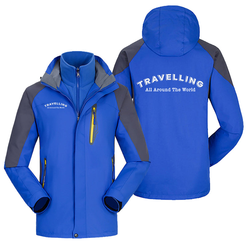 Travelling All Around The World Designed Thick Skiing Jackets