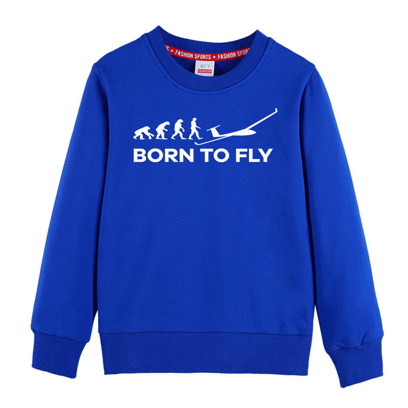 Born To Fly Glider Designed "CHILDREN" Sweatshirts