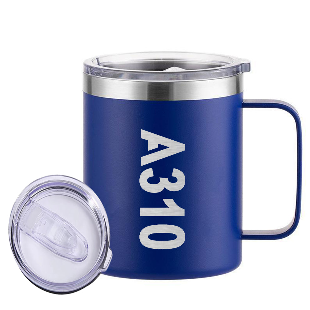 A310 Text Designed Stainless Steel Laser Engraved Mugs