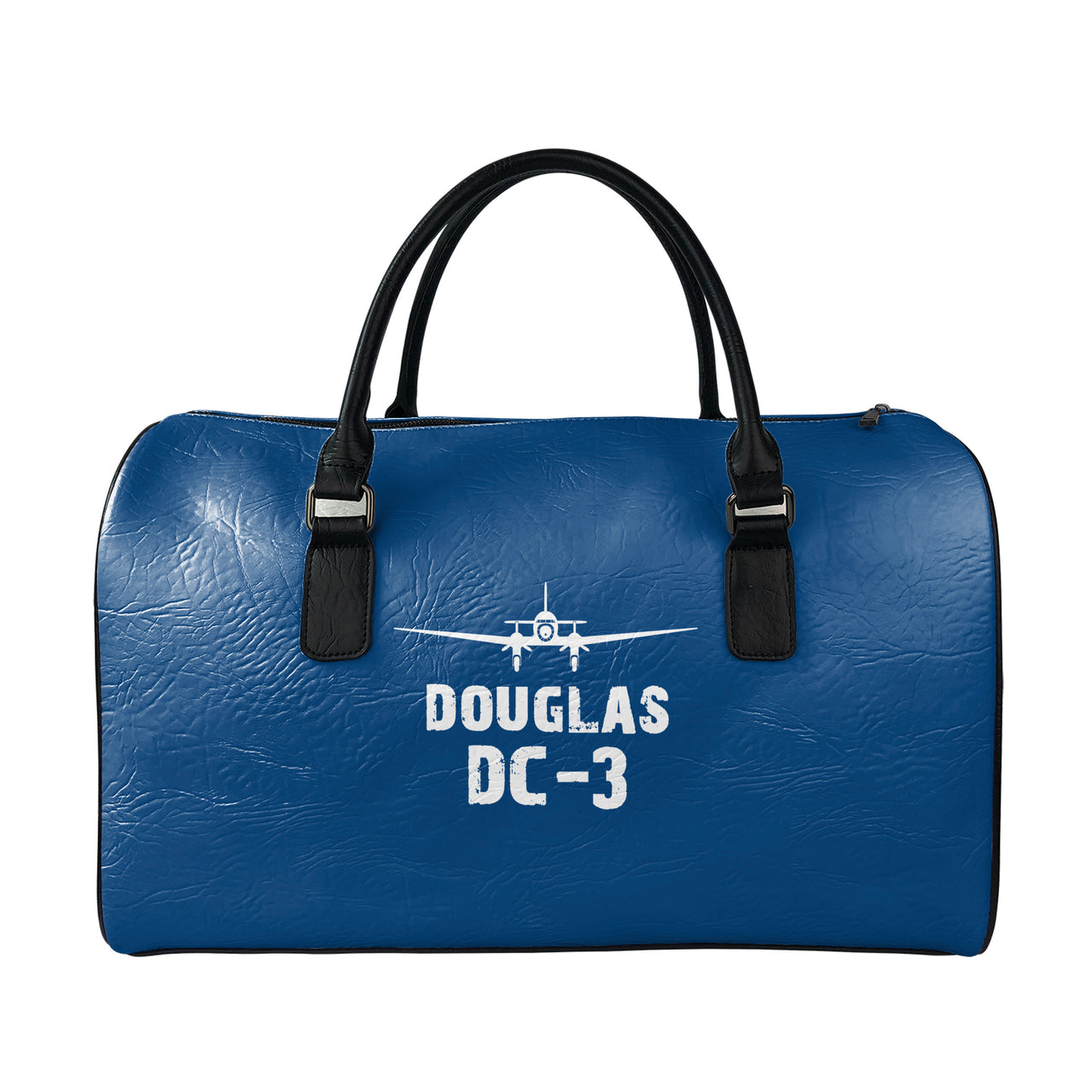 Douglas DC-3 & Plane Designed Leather Travel Bag