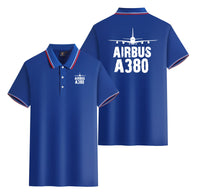 Thumbnail for Airbus A380 & Plane Designed Stylish Polo T-Shirts (Double-Side)