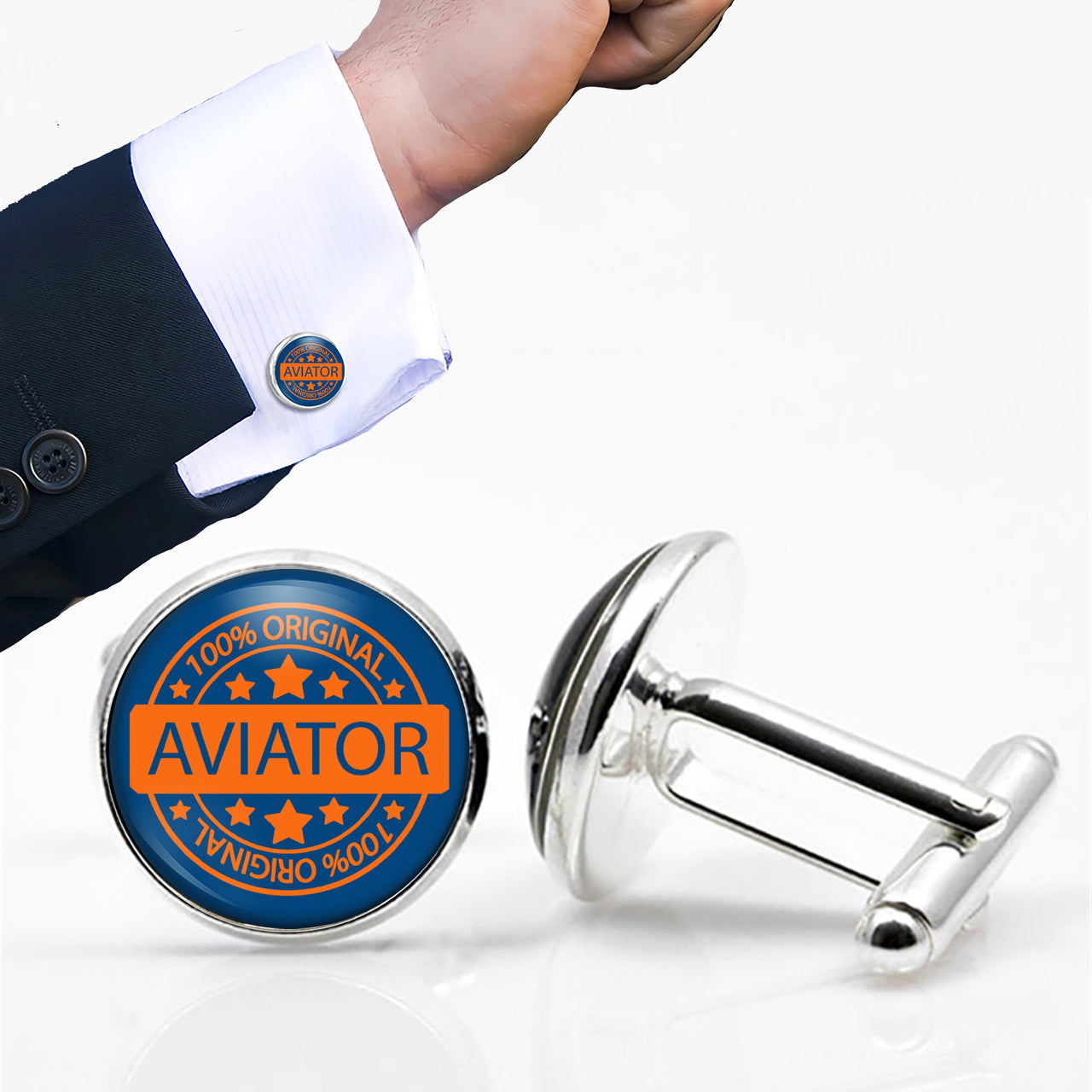 100 Original Aviator Designed Cuff Links