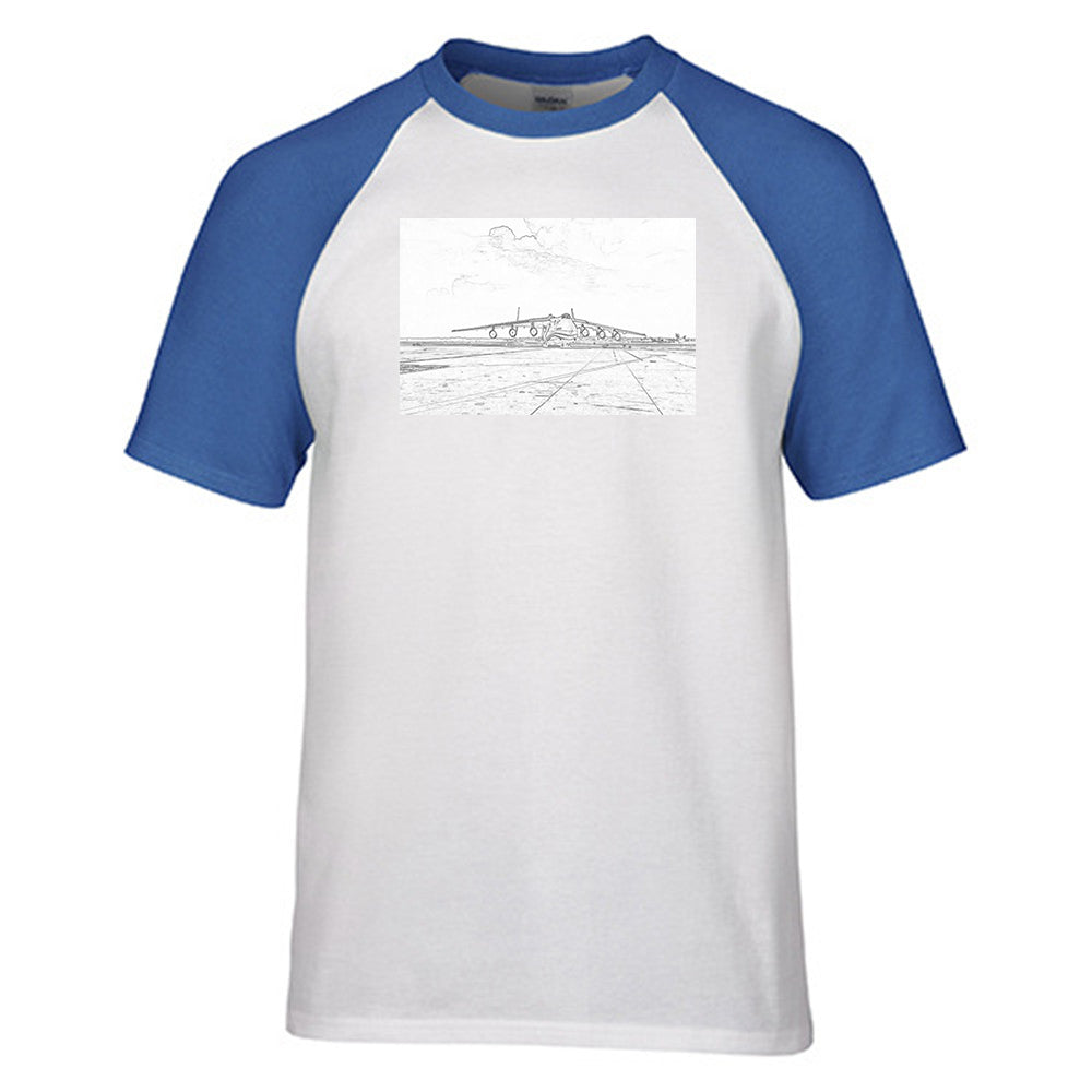Antonov 225 (54) Designed Raglan T-Shirts