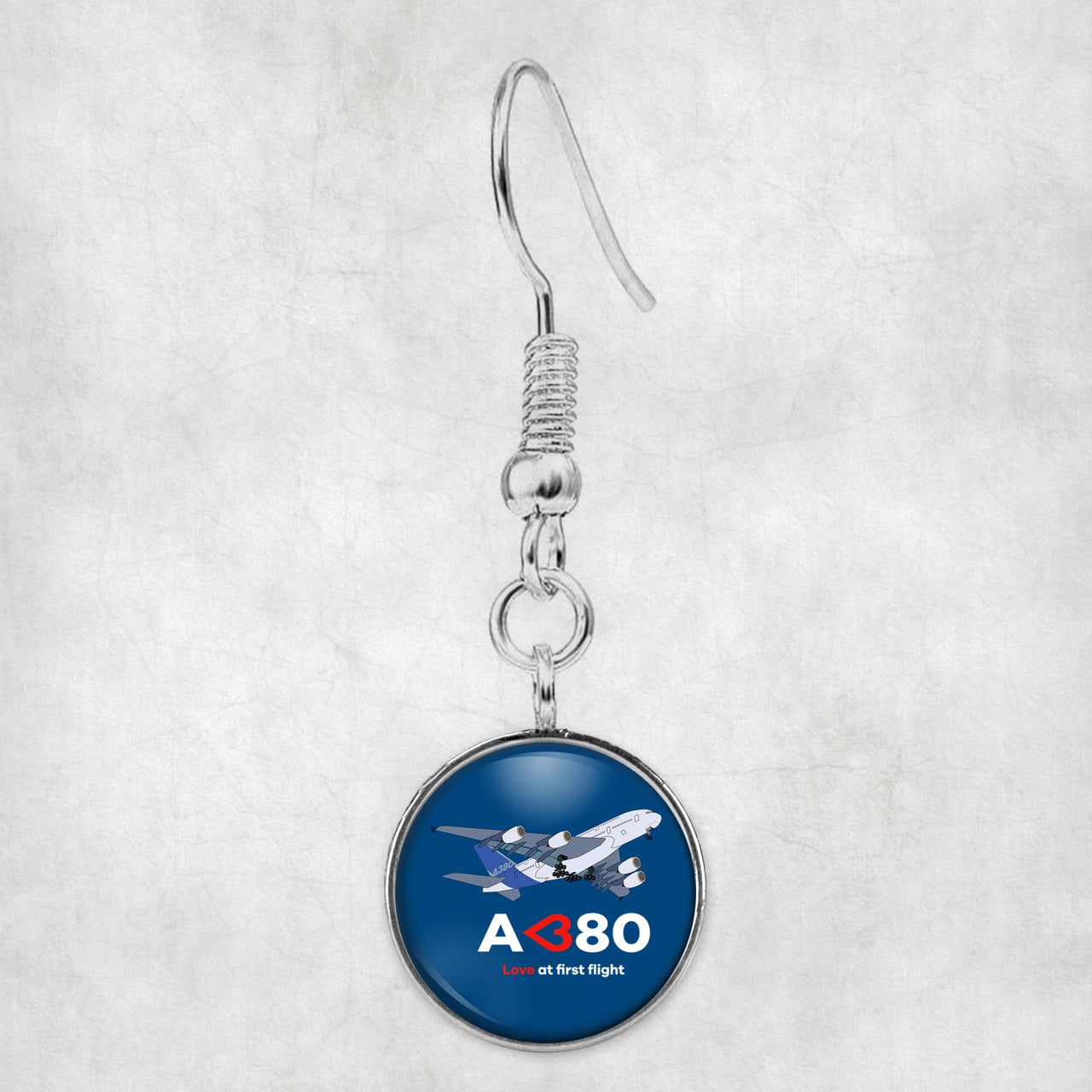 Airbus A380 Love at first flight Designed Earrings