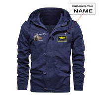 Thumbnail for Airbus A320 & V2500 Engine Designed Cotton Jackets