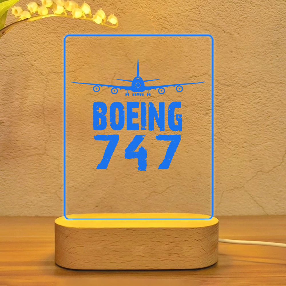 Boeing 747 & Plane Designed Night Lamp