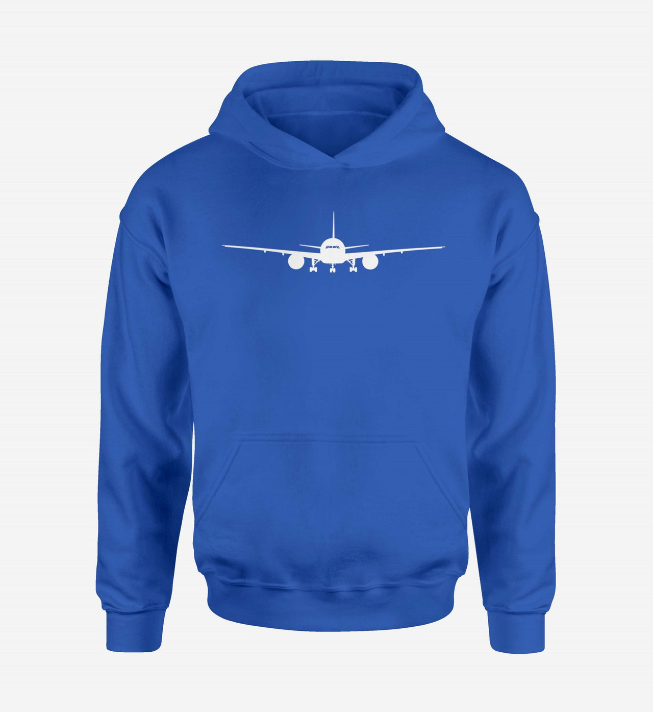 Boeing 777 Silhouette Designed Hoodies