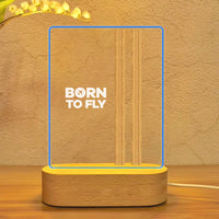 Thumbnail for Born To Fly & Pilot Epaulettes (2 Lines) Designed Night Lamp