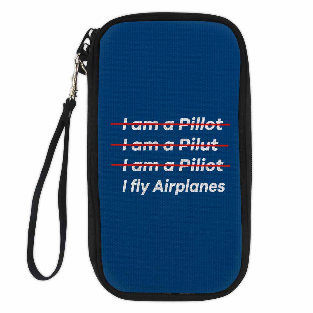 I Fly Airplanes Designed Travel Cases & Wallets