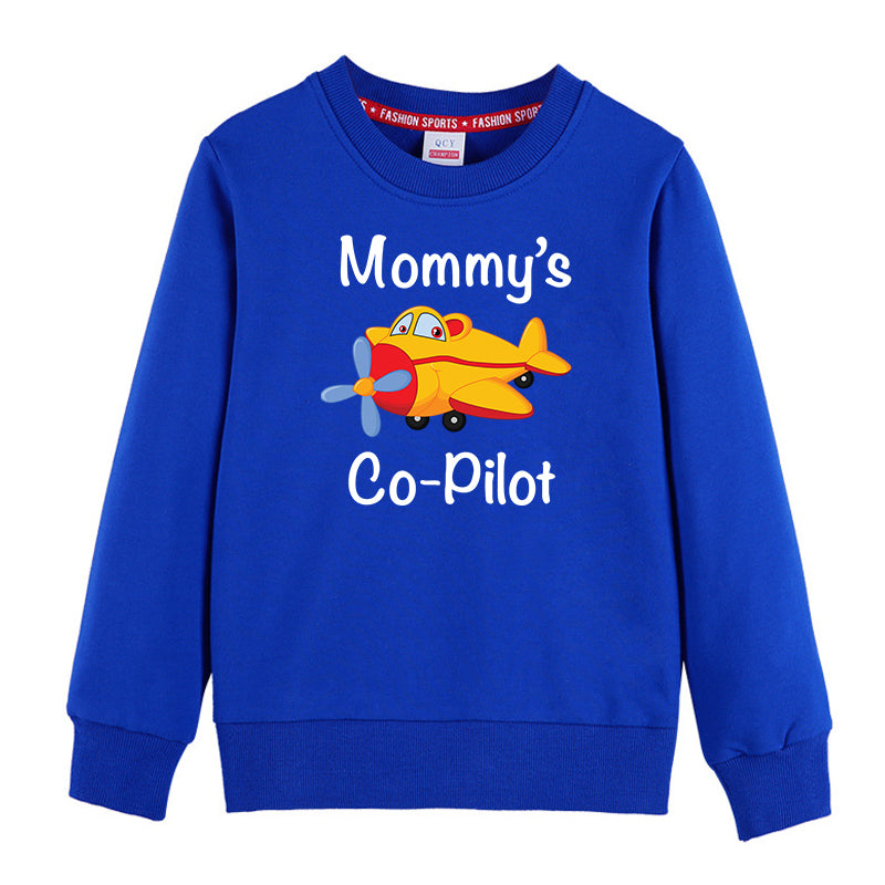 Mommy's Co-Pilot (Propeller) Designed "CHILDREN" Sweatshirts