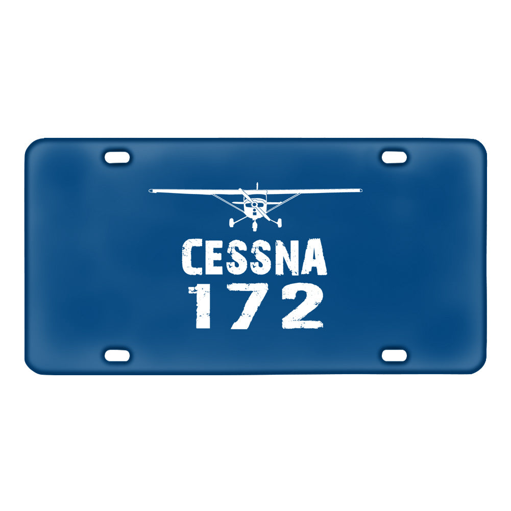 Cessna 172 & Plane Designed Metal (License) Plates