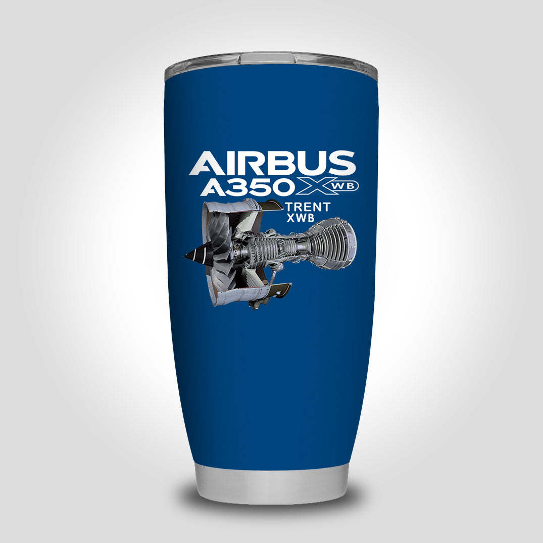 Airbus A350 & Trent Wxb Engine Designed Tumbler Travel Mugs