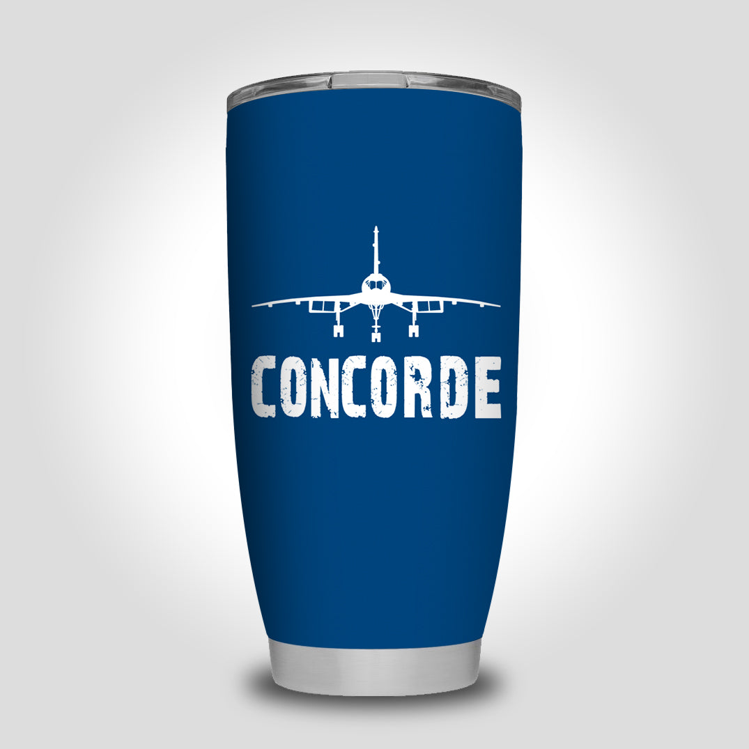 Concorde & Plane Designed Tumbler Travel Mugs