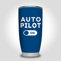 Thumbnail for Auto Pilot ON Designed Tumbler Travel Mugs