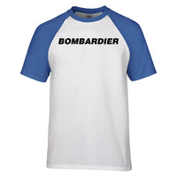 Thumbnail for Bombardier & Text Designed Raglan T-Shirts