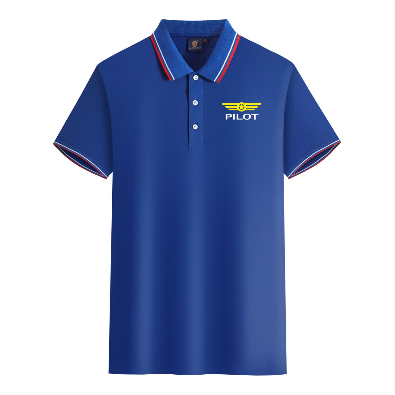 Pilot & Badge Designed Stylish Polo T-Shirts