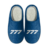 Thumbnail for 777 Flat Text Designed Cotton Slippers