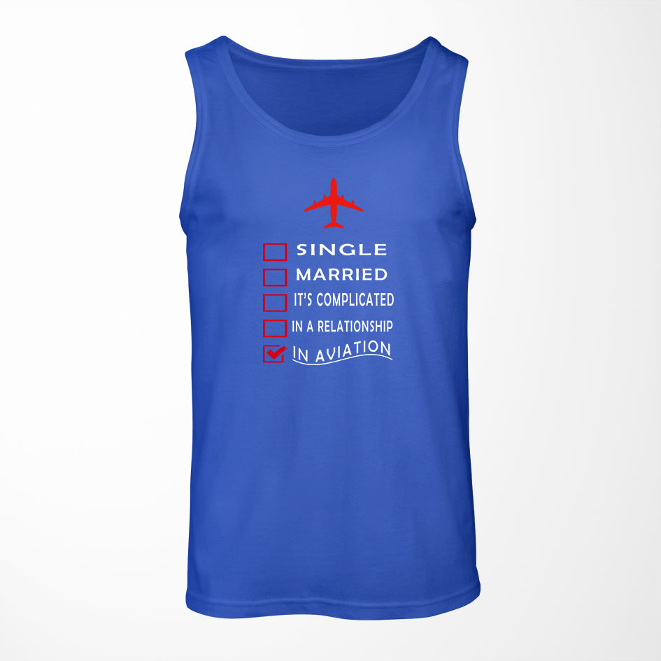In Aviation Designed Tank Tops