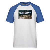 Thumbnail for Cruising United States Of America Boeing 747 Designed Raglan T-Shirts