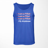Thumbnail for I Fly Airplanes Designed Tank Tops