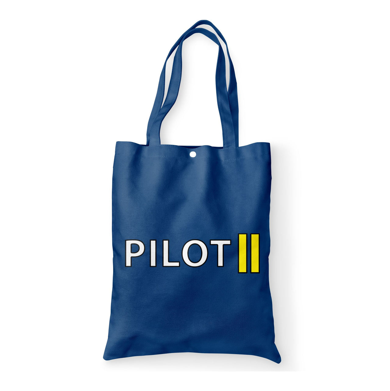 Pilot & Stripes (2 Lines) Designed Tote Bags