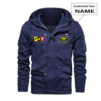 Thumbnail for Flat Colourful 747 Designed Cotton Jackets