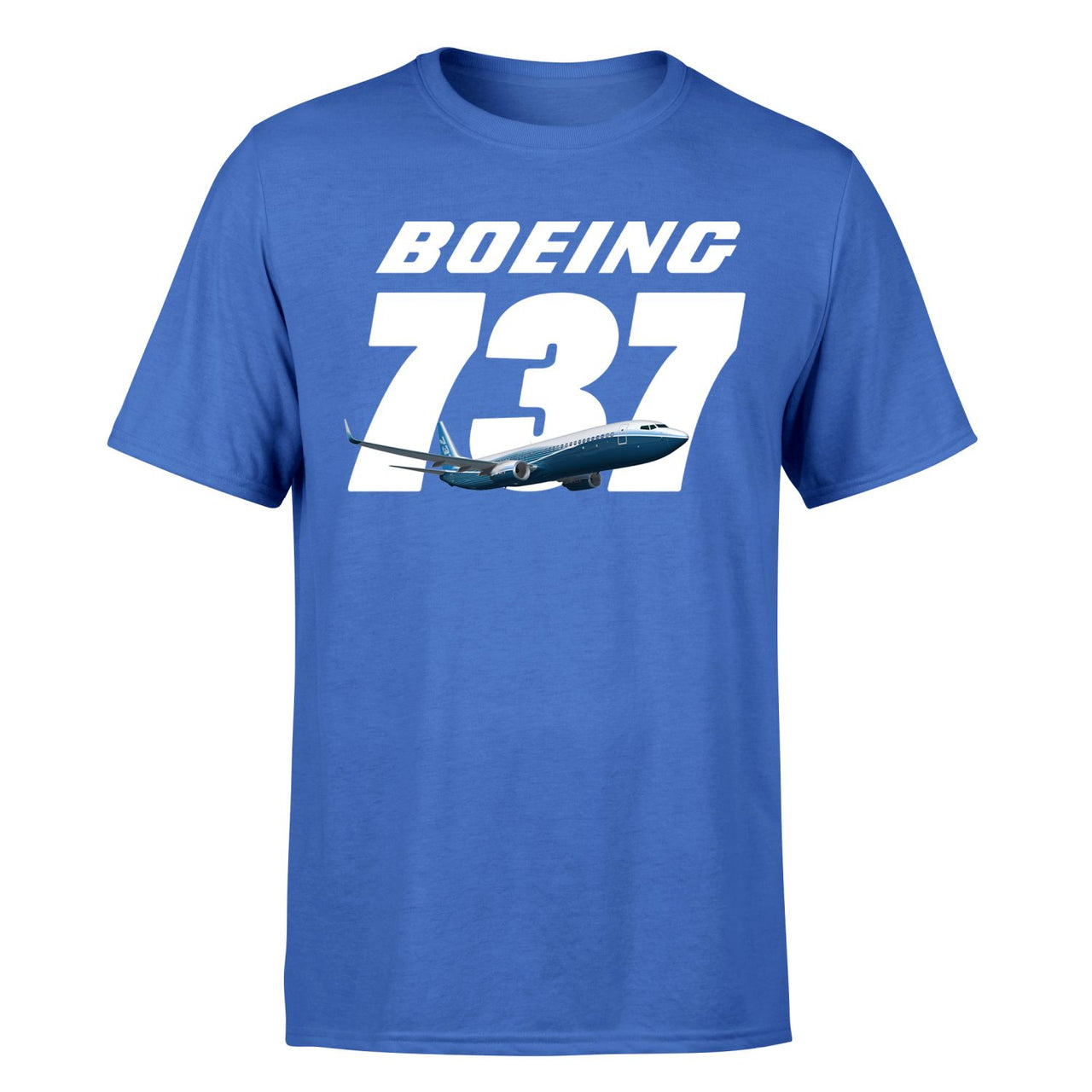 Super Boeing 737+Text Designed T-Shirts