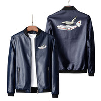 Thumbnail for Buran & An-225 Designed PU Leather Jackets